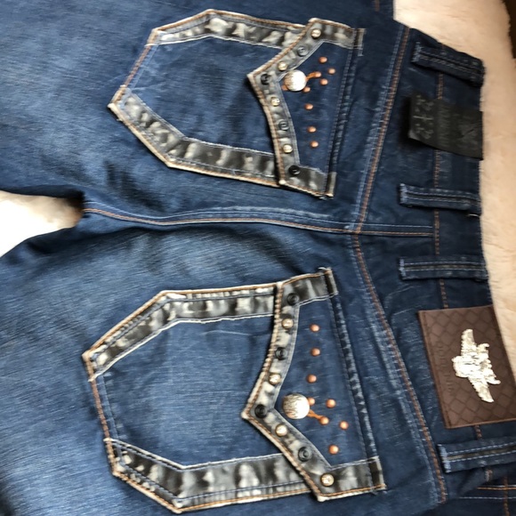 NWT Do Denim embellished Jeans, Size 32X32, - Picture 5 of 9